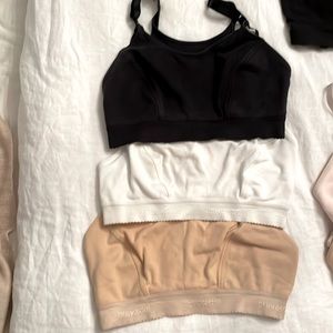 Bravado nursing bras S++ 32-36 DD-F three pack black white nude